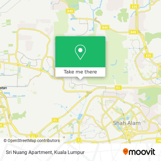 Sri Nuang Apartment map