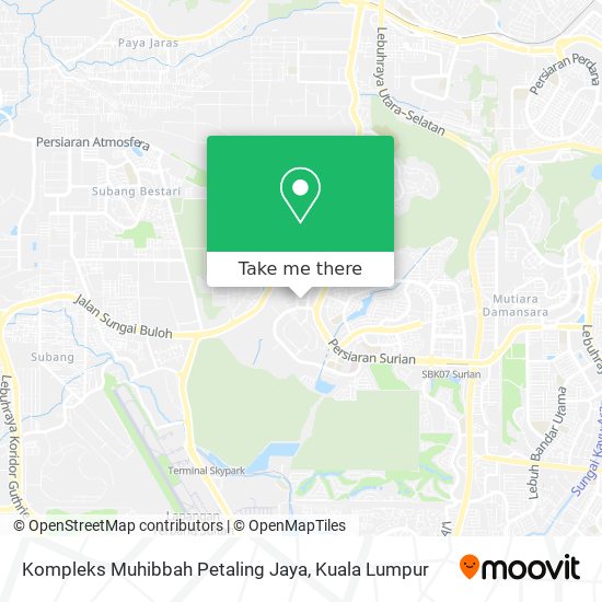 Peta Kompleks Muhibbah Petaling Jaya