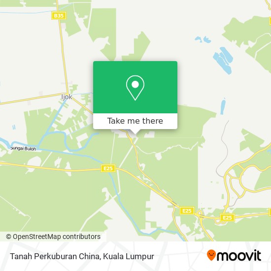 Tanah Perkuburan China map