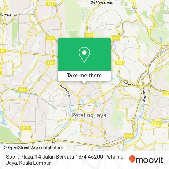Sport Plaza, 14 Jalan Bersatu 13 / 4 46200 Petaling Jaya map
