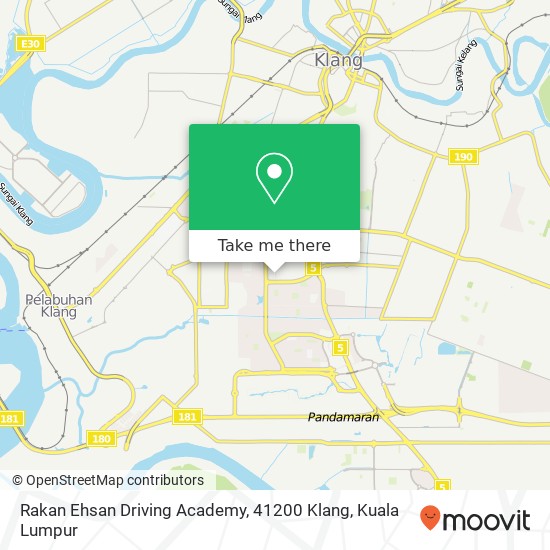 Rakan Ehsan Driving Academy, 41200 Klang map