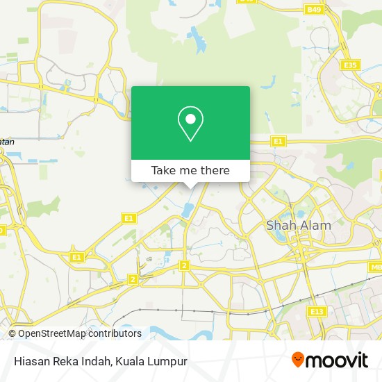 Hiasan Reka Indah map