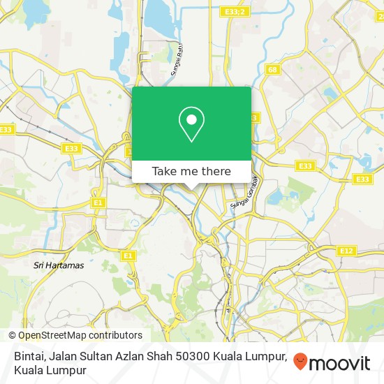 Bintai, Jalan Sultan Azlan Shah 50300 Kuala Lumpur map