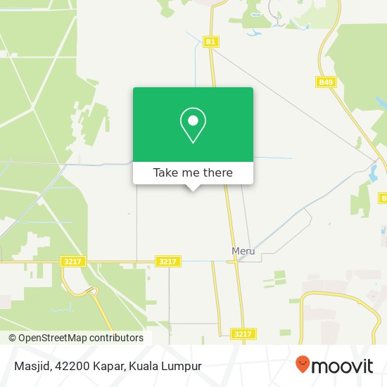 Masjid, 42200 Kapar map