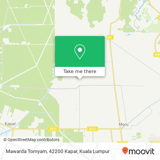 Mawarda Tomyam, 42200 Kapar map