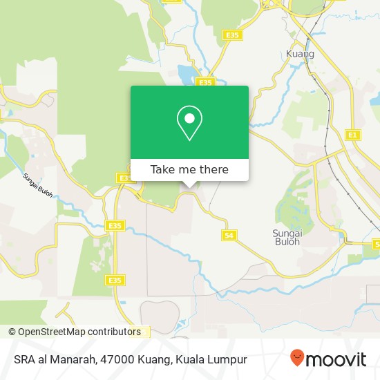 Peta SRA al Manarah, 47000 Kuang
