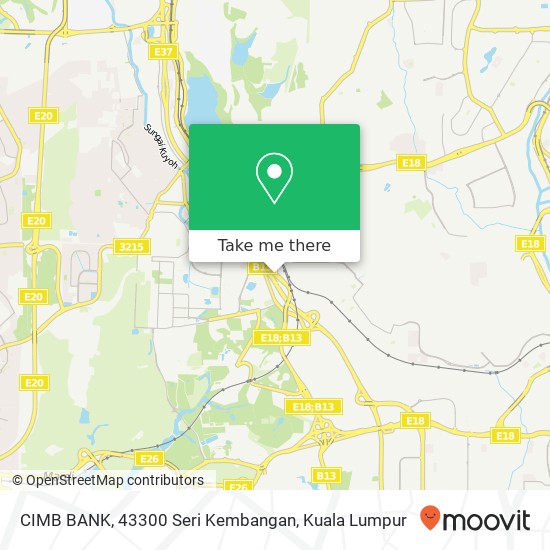 CIMB BANK, 43300 Seri Kembangan map