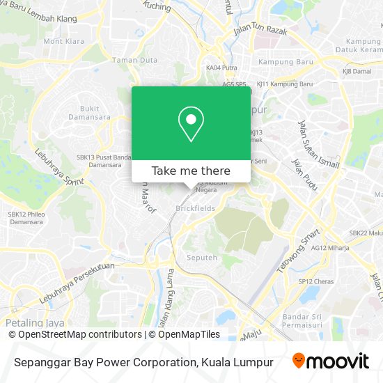 Peta Sepanggar Bay Power Corporation