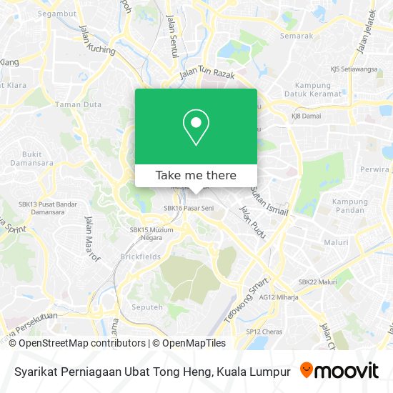 Syarikat Perniagaan Ubat Tong Heng map