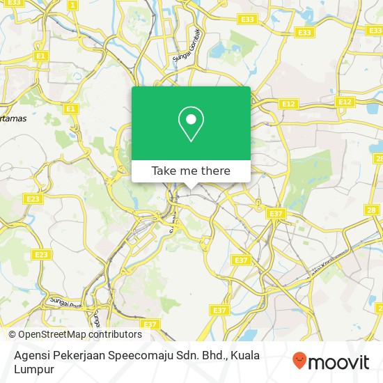 Agensi Pekerjaan Speecomaju Sdn. Bhd. map