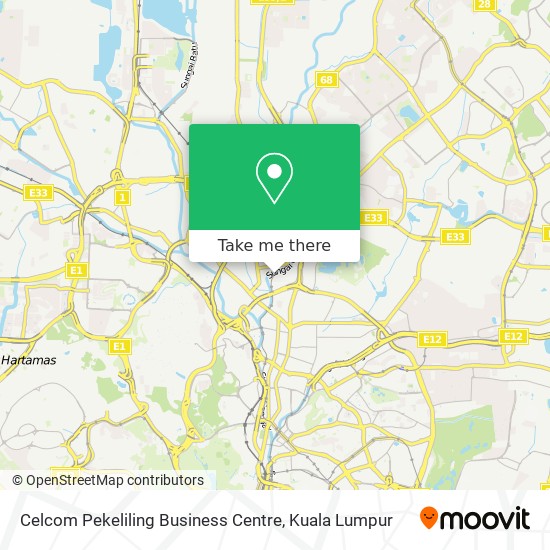 Peta Celcom Pekeliling Business Centre