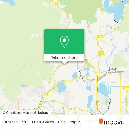 AmBank, 68100 Batu Caves map