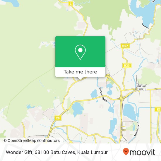 Wonder Gift, 68100 Batu Caves map