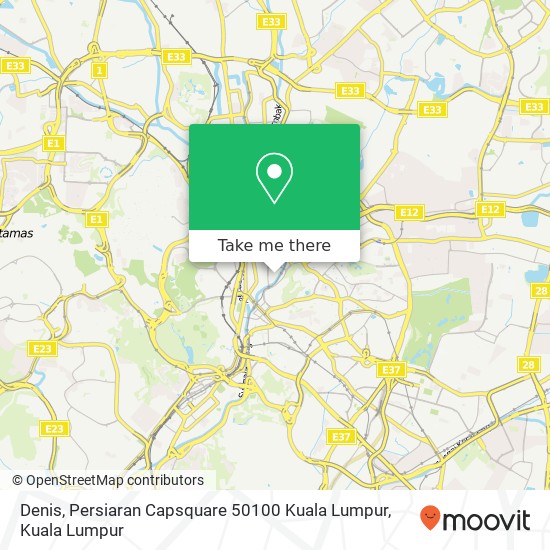Peta Denis, Persiaran Capsquare 50100 Kuala Lumpur