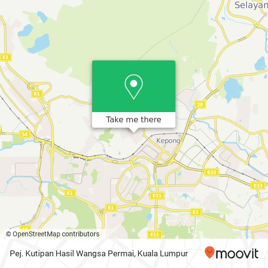 Pej. Kutipan Hasil Wangsa Permai map