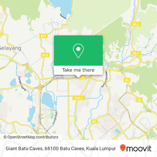 Giant Batu Caves, 68100 Batu Caves map