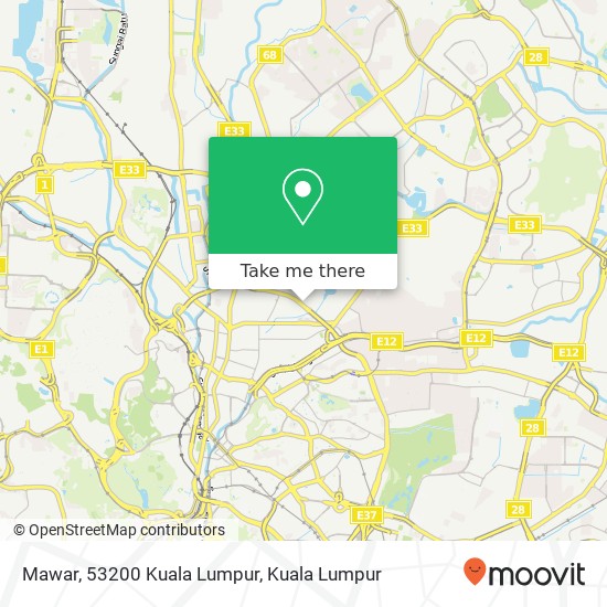 Mawar, 53200 Kuala Lumpur map