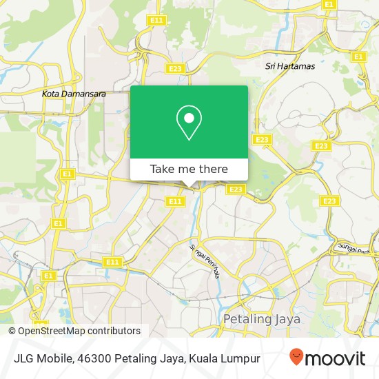 JLG Mobile, 46300 Petaling Jaya map