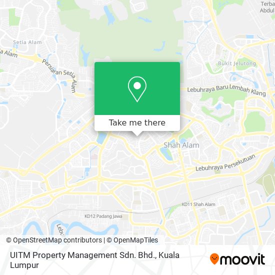 UITM Property Management Sdn. Bhd. map