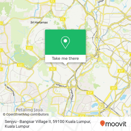 Senjyu - Bangsar Village II, 59100 Kuala Lumpur map