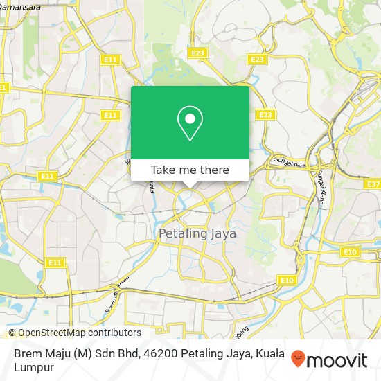 Peta Brem Maju (M) Sdn Bhd, 46200 Petaling Jaya