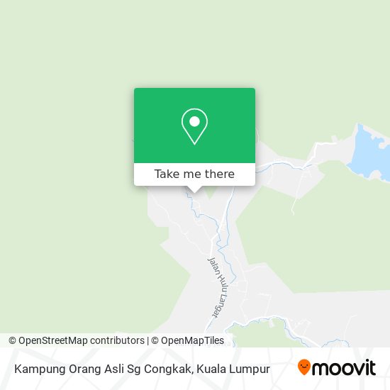 Kampung Orang Asli Sg Congkak map