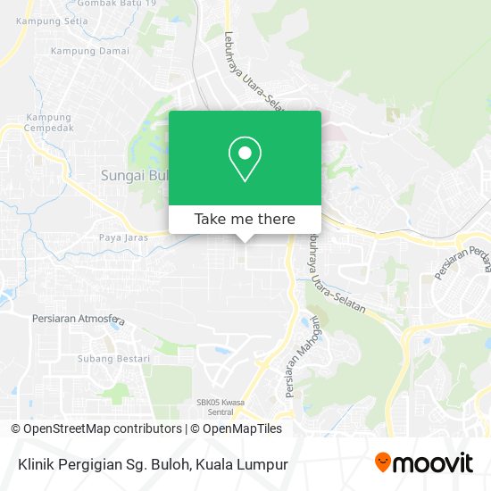 Cara Ke Klinik Pergigian Sg Buloh Di Petaling Jaya Menggunakan Bis Atau Mrt Lrt Moovit