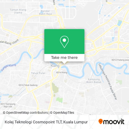 Kolej Teknologi Cosmopoint TLT map