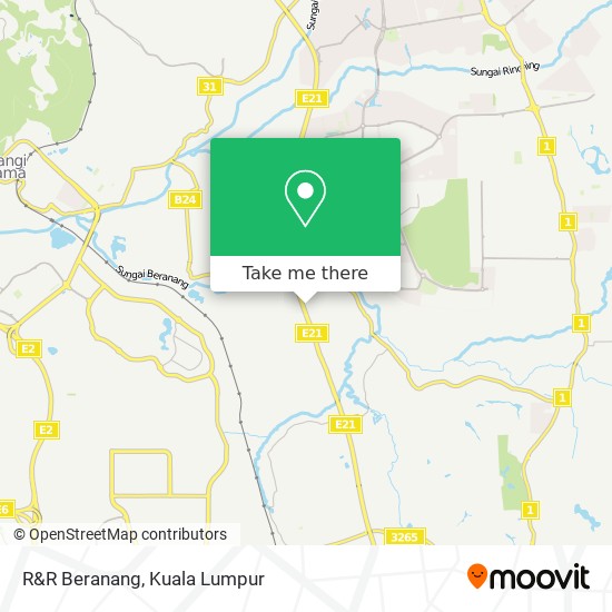 R&R Beranang map