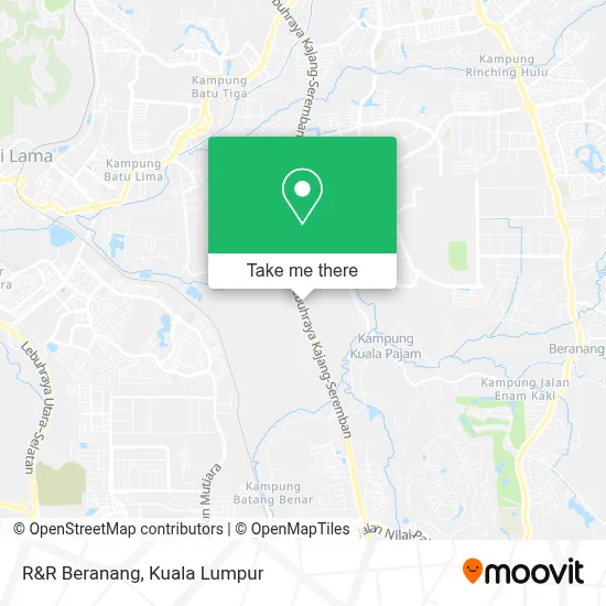 R&R Beranang map
