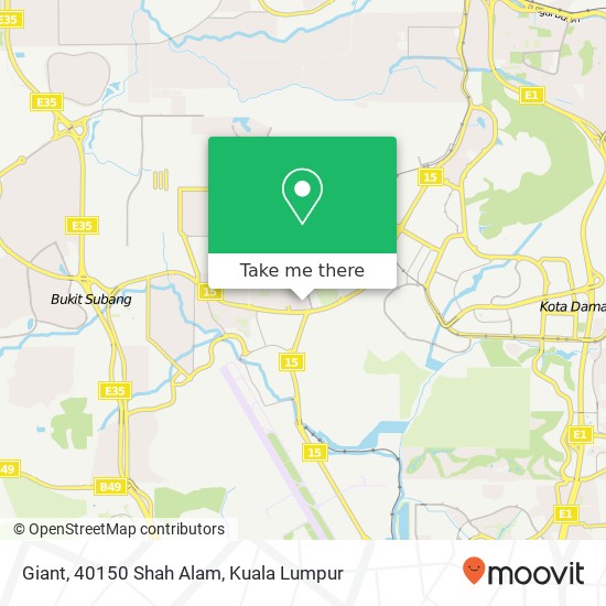 Giant, 40150 Shah Alam map