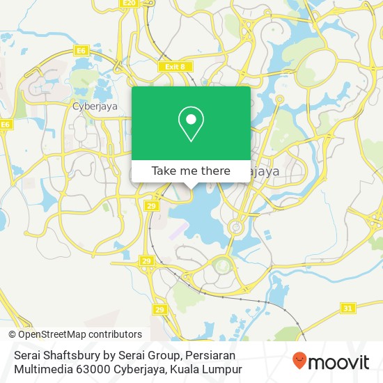 Serai Shaftsbury by Serai Group, Persiaran Multimedia 63000 Cyberjaya map