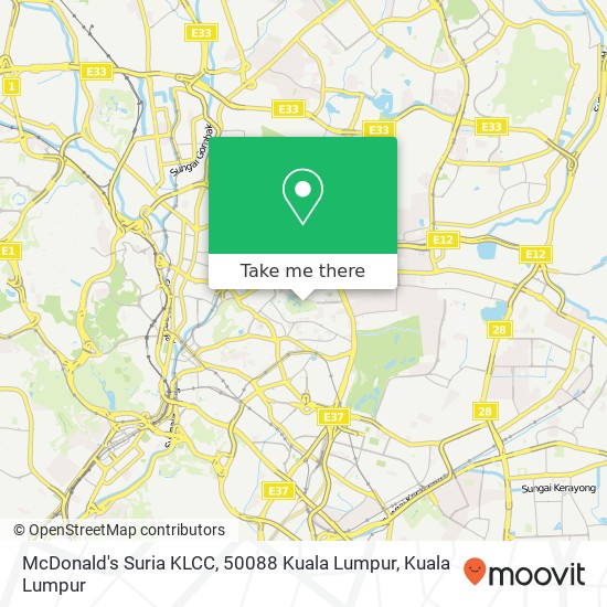 McDonald's Suria KLCC, 50088 Kuala Lumpur map