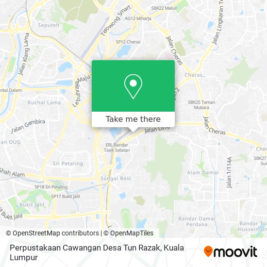 Perpustakaan Cawangan Desa Tun Razak map