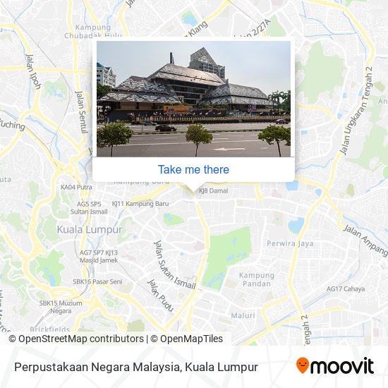 Peta Perpustakaan Negara Malaysia