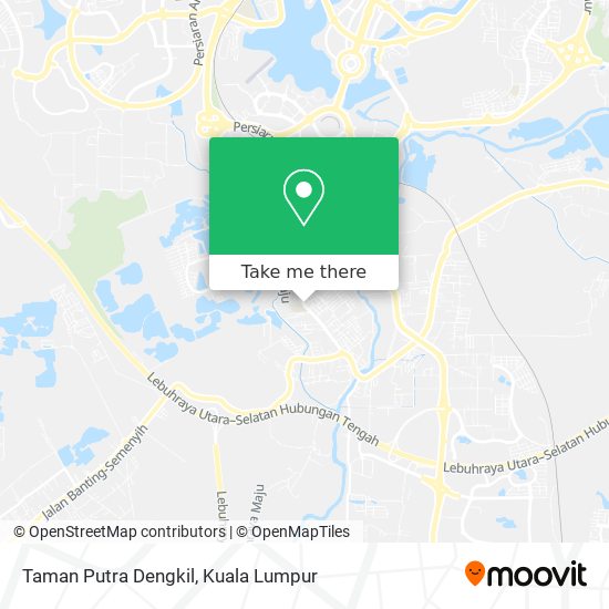 Taman Putra Dengkil map