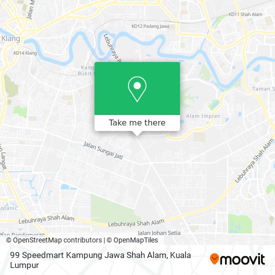 Peta 99 Speedmart Kampung Jawa Shah Alam