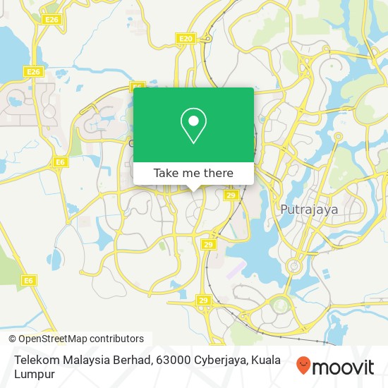 Telekom Malaysia Berhad, 63000 Cyberjaya map