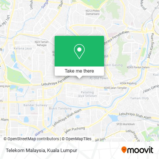 Telekom Malaysia map