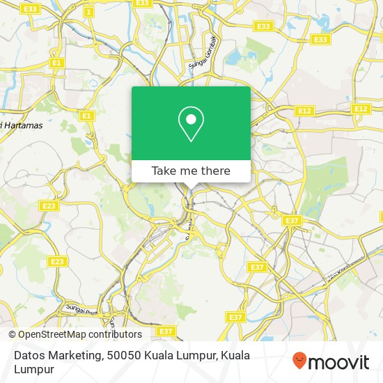 Datos Marketing, 50050 Kuala Lumpur map