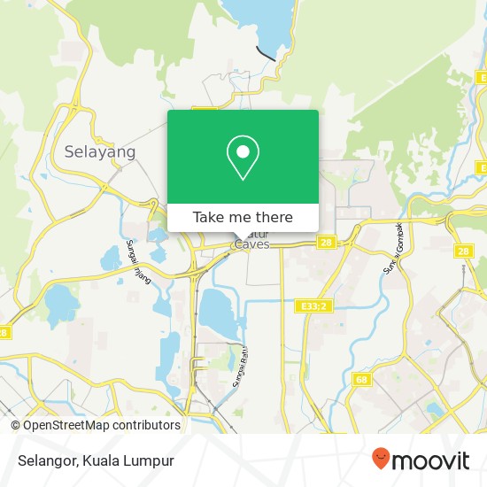 Selangor map