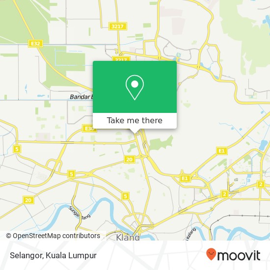 Selangor map