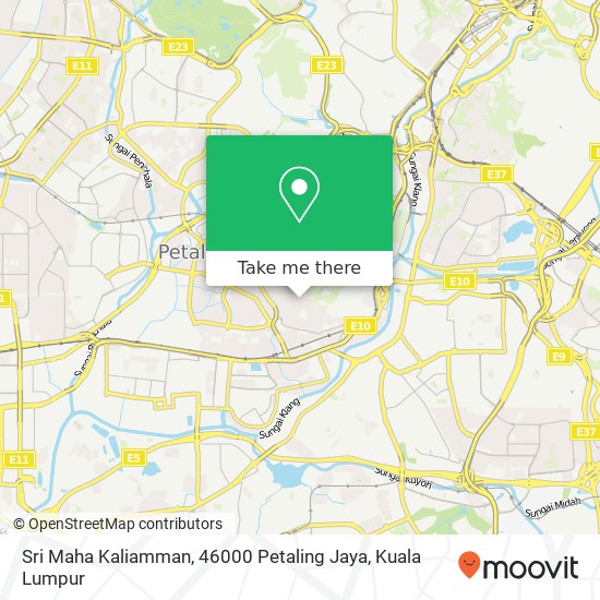 Sri Maha Kaliamman, 46000 Petaling Jaya map