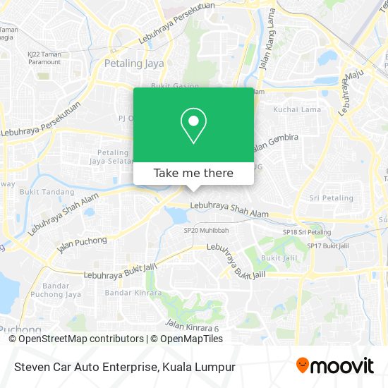 Steven Car Auto Enterprise map