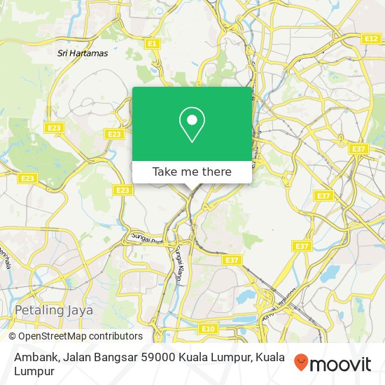 Peta Ambank, Jalan Bangsar 59000 Kuala Lumpur