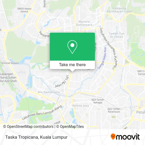 Taska Tropicana map