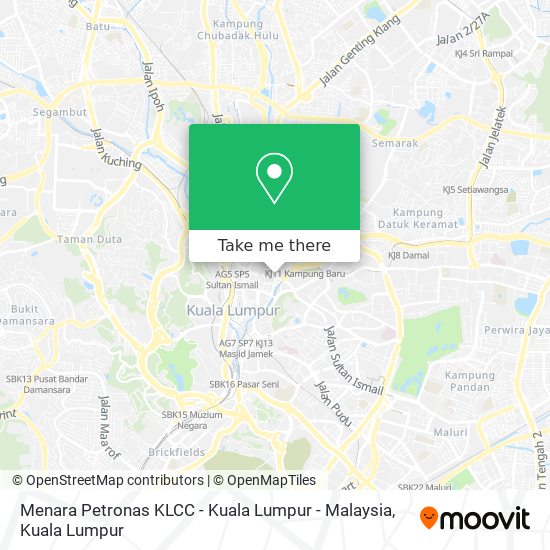 Menara Petronas KLCC - Kuala Lumpur - Malaysia map