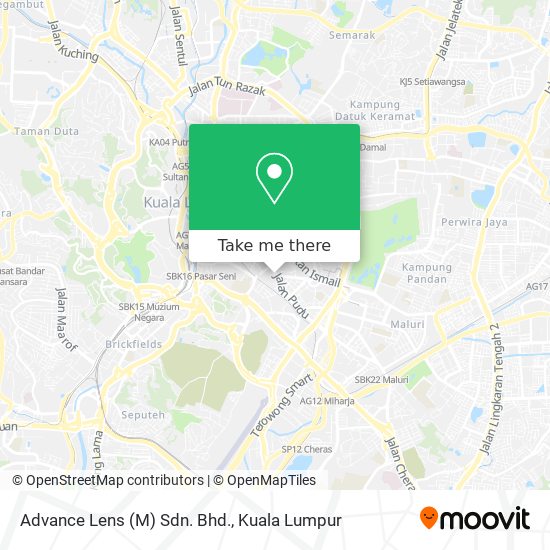 Advance Lens (M) Sdn. Bhd. map