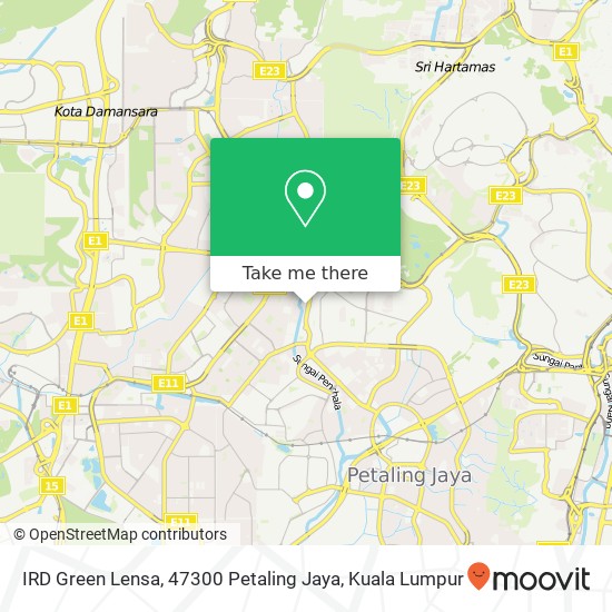 IRD Green Lensa, 47300 Petaling Jaya map