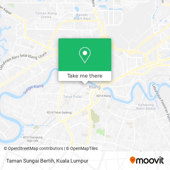 Peta Taman Sungai Bertih